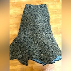 Maxi skirt wi back zip